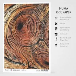Knotty Wood - A4 Rice Paper Delta Ciao Bella Collection A4 Decoupage Rice Paper