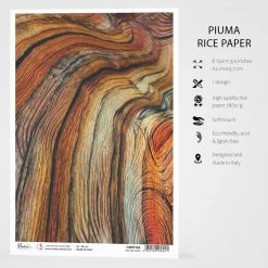 A4 Decoupage Rice Paper Red Oak Wood - A4 Rice Paper Delta Ciao Bella Collection 8 A4 Decoupage Rice Paper Red Oak Wood - A4 Rice Paper Delta Ciao Bella Collection