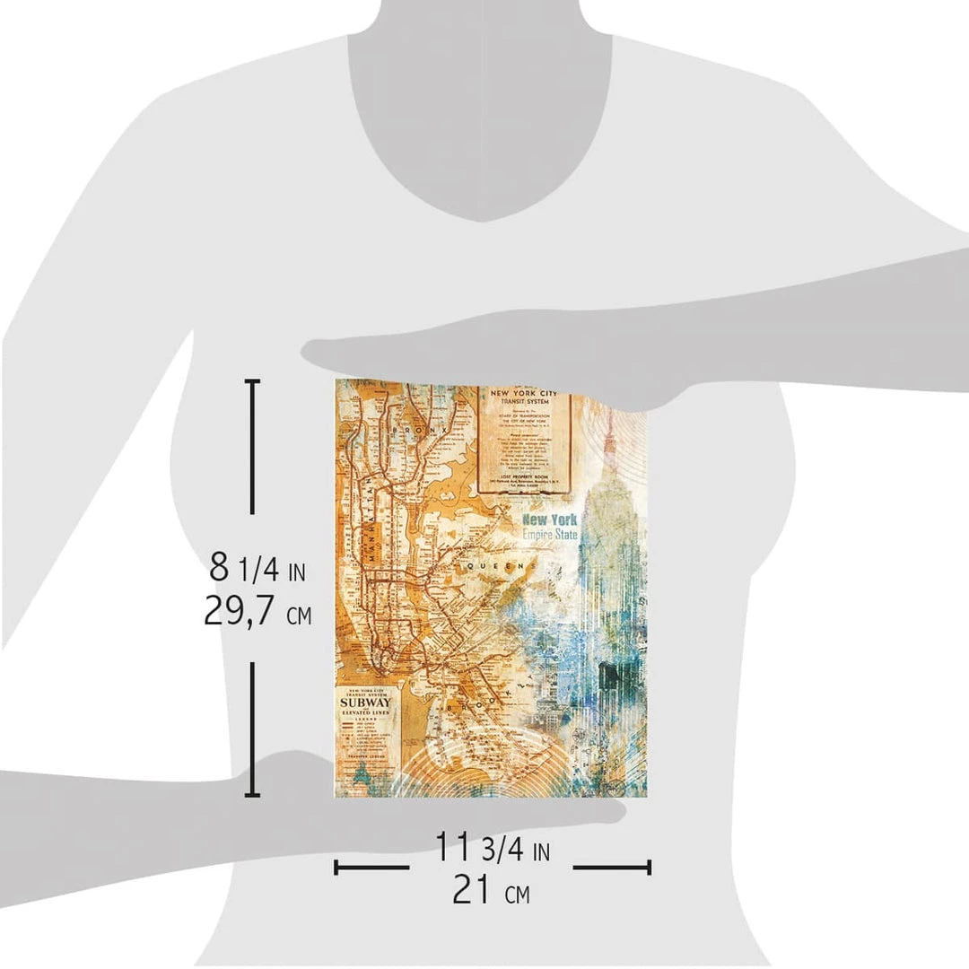 Subway - A4 Rice Paper Blue Note Ciao Bella Collection A4 Decoupage Rice Paper 6 Subway - A4 Rice Paper Blue Note Ciao Bella Collection A4 Decoupage Rice Paper