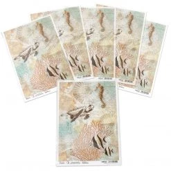 A4 Decoupage Rice Paper Oceanic - A4 Rice Paper Sign Of The Times Ciao Bella Collection 8 A4 Decoupage Rice Paper Oceanic - A4 Rice Paper Sign Of The Times Ciao Bella Collection