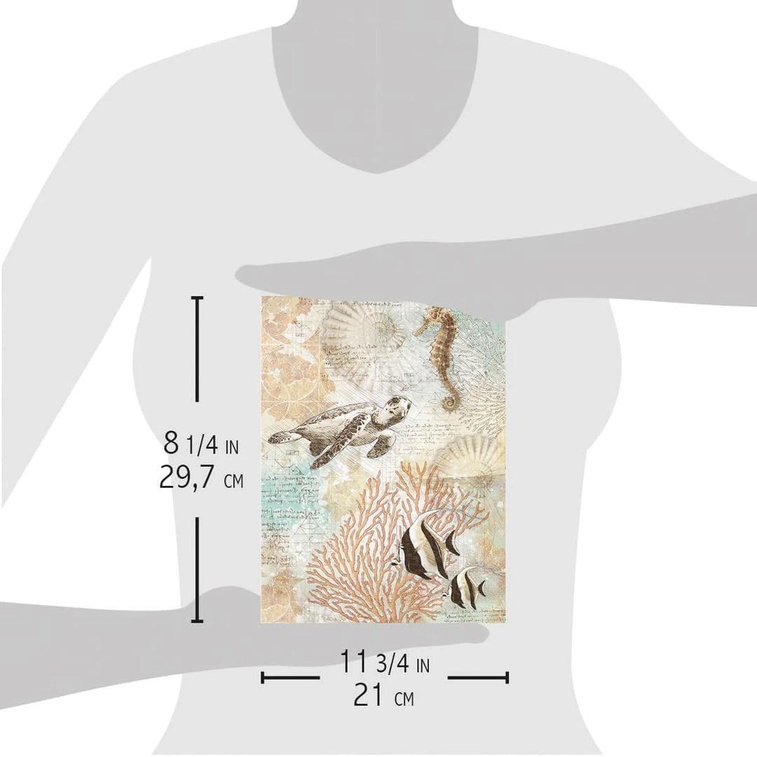 A4 Decoupage Rice Paper Oceanic - A4 Rice Paper Sign Of The Times Ciao Bella Collection 6 A4 Decoupage Rice Paper Oceanic - A4 Rice Paper Sign Of The Times Ciao Bella Collection