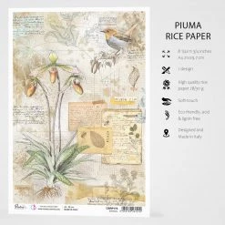 Botanical - A4 Rice Paper Sign Of The Times Ciao Bella Collection