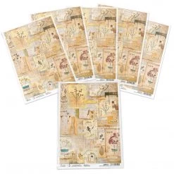 Book Of Dried Flowers - A4 Rice Paper Sign Of The Times Ciao Bella Collection A4 Decoupage Rice Paper 8 Book Of Dried Flowers - A4 Rice Paper Sign Of The Times Ciao Bella Collection A4 Decoupage Rice Paper