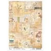 Book Of Dried Flowers - A4 Rice Paper Sign Of The Times Ciao Bella Collection A4 Decoupage Rice Paper