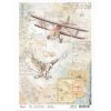 A4 Decoupage Rice Paper Study Of Flight - A4 Rice Paper Sign Of The Times Ciao Bella Collection