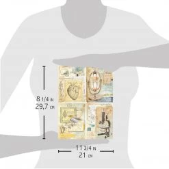 A4 Decoupage Rice Paper Sign Of The Times Cards - A4 Rice Paper Sign Of The Times Ciao Bella Collection