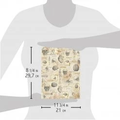 Human Anatomy - A4 Rice Paper Sign Of The Times Ciao Bella Collection A4 Decoupage Rice Paper