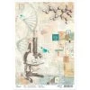 A4 Decoupage Rice Paper Science - A4 Rice Paper Sign Of The Times Ciao Bella Collection