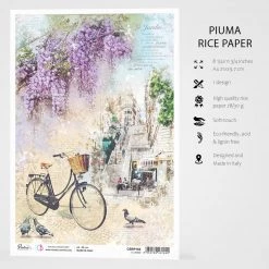 Le Jardin - A4 Rice Paper Notre Vie Ciao Bella Collection A4 Decoupage Rice Paper