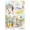 Notre Vie Cards - A4 Rice Paper Notre Vie Ciao Bella Collection A4 Decoupage Rice Paper 2 Notre Vie Cards - A4 Rice Paper Notre Vie Ciao Bella Collection A4 Decoupage Rice Paper