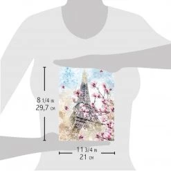 A4 Decoupage Rice Paper Le Magnolia - A4 Rice Paper Notre Vie Ciao Bella Collection