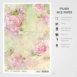 Poemes D'amour - A4 Rice Paper Notre Vie Ciao Bella Collection A4 Decoupage Rice Paper