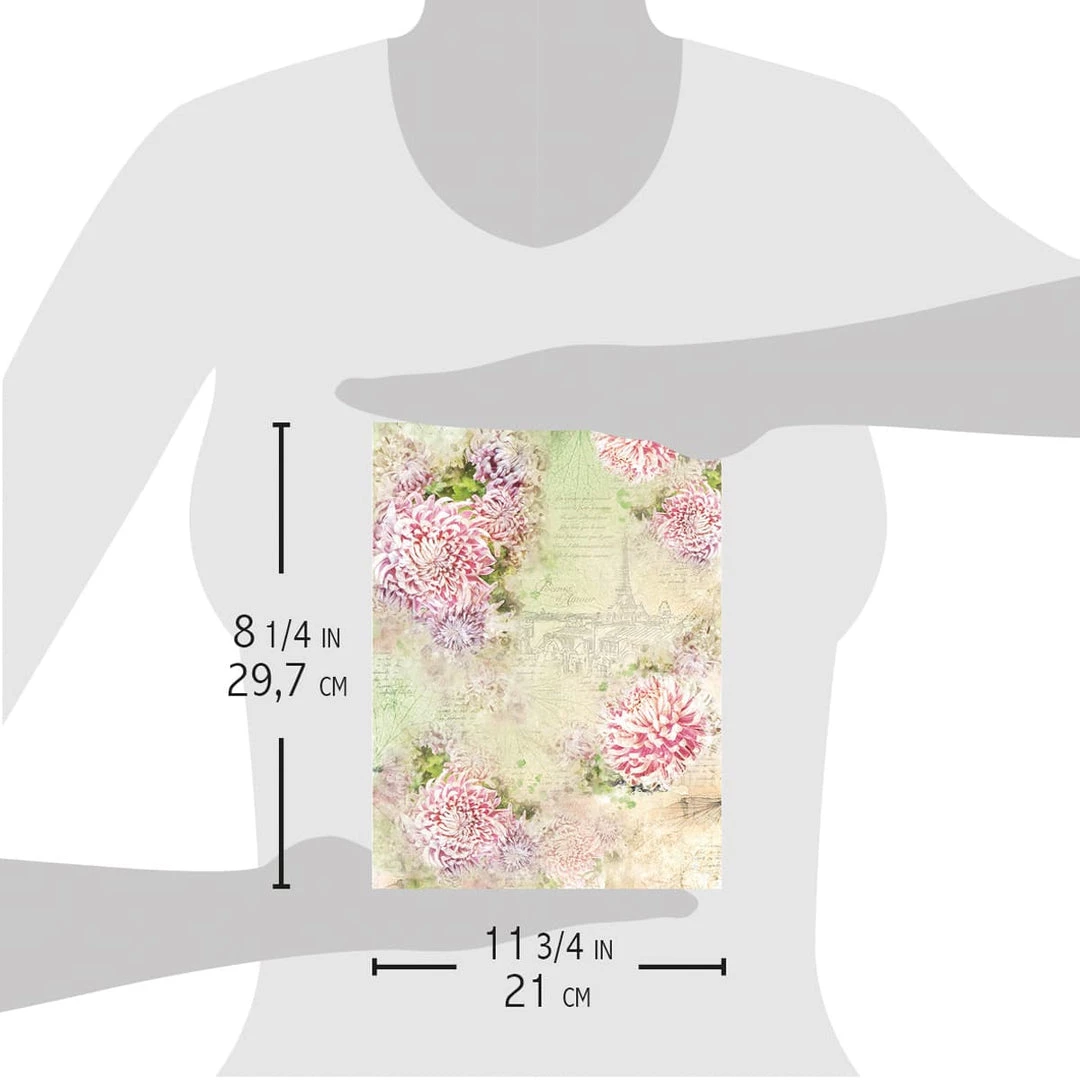 Poemes D'amour - A4 Rice Paper Notre Vie Ciao Bella Collection A4 Decoupage Rice Paper 6 Poemes D'amour - A4 Rice Paper Notre Vie Ciao Bella Collection A4 Decoupage Rice Paper