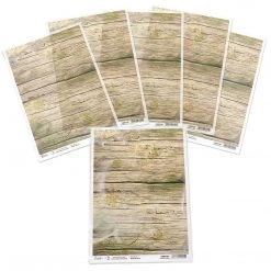 A4 Decoupage Rice Paper Country Wood - A4 Rice Paper Aesop's Fables Ciao Bella Collection