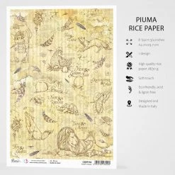 Aesop's Fables - A4 Rice Paper Aesop's Fables Ciao Bella Collection