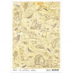 Aesop's Fables - A4 Rice Paper Aesop's Fables Ciao Bella Collection