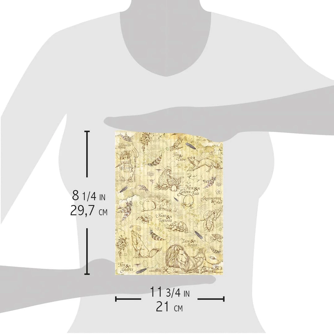 Aesop's Fables - A4 Rice Paper Aesop's Fables Ciao Bella Collection 6 Aesop's Fables - A4 Rice Paper Aesop's Fables Ciao Bella Collection