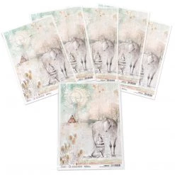 Love Knows No Borders - A4 Rice Paper The Gift Of Love Ciao Bella Collection