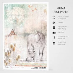 Love Knows No Borders - A4 Rice Paper The Gift Of Love Ciao Bella Collection