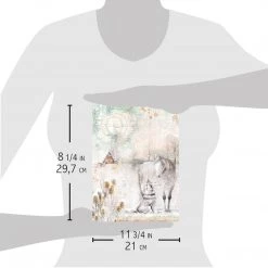 Love Knows No Borders - A4 Rice Paper The Gift Of Love Ciao Bella Collection