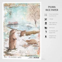 Beavers Tree Farm - A4 Rice Paper The Gift Of Love Ciao Bella Collection