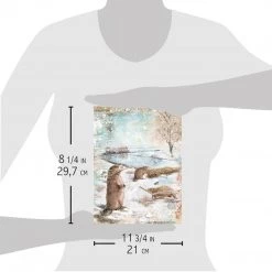 Beavers Tree Farm - A4 Rice Paper The Gift Of Love Ciao Bella Collection 9 Beavers Tree Farm - A4 Rice Paper The Gift Of Love Ciao Bella Collection