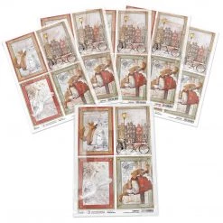 A Memorable Snowy Day Cards - A4 Rice Paper Memories Of A Snowy Day Ciao Bella Collection