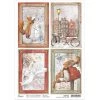 A Memorable Snowy Day Cards - A4 Rice Paper Memories Of A Snowy Day Ciao Bella Collection