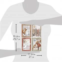 A Memorable Snowy Day Cards - A4 Rice Paper Memories Of A Snowy Day Ciao Bella Collection