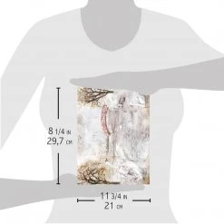 A4 Decoupage Rice Paper Swan Lake - A4 Rice Paper Memories Of A Snowy Day Ciao Bella Collection