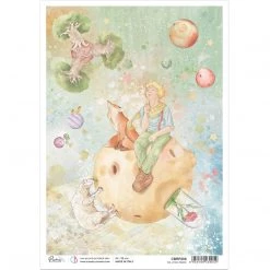 The Little Prince - A4 Rice Paper The Little Prince Ciao Bella Collection A4 Decoupage Rice Paper