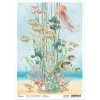 Caribbean Sea - A4 Rice Paper Underwater Love Ciao Bella Collection A4 Decoupage Rice Paper
