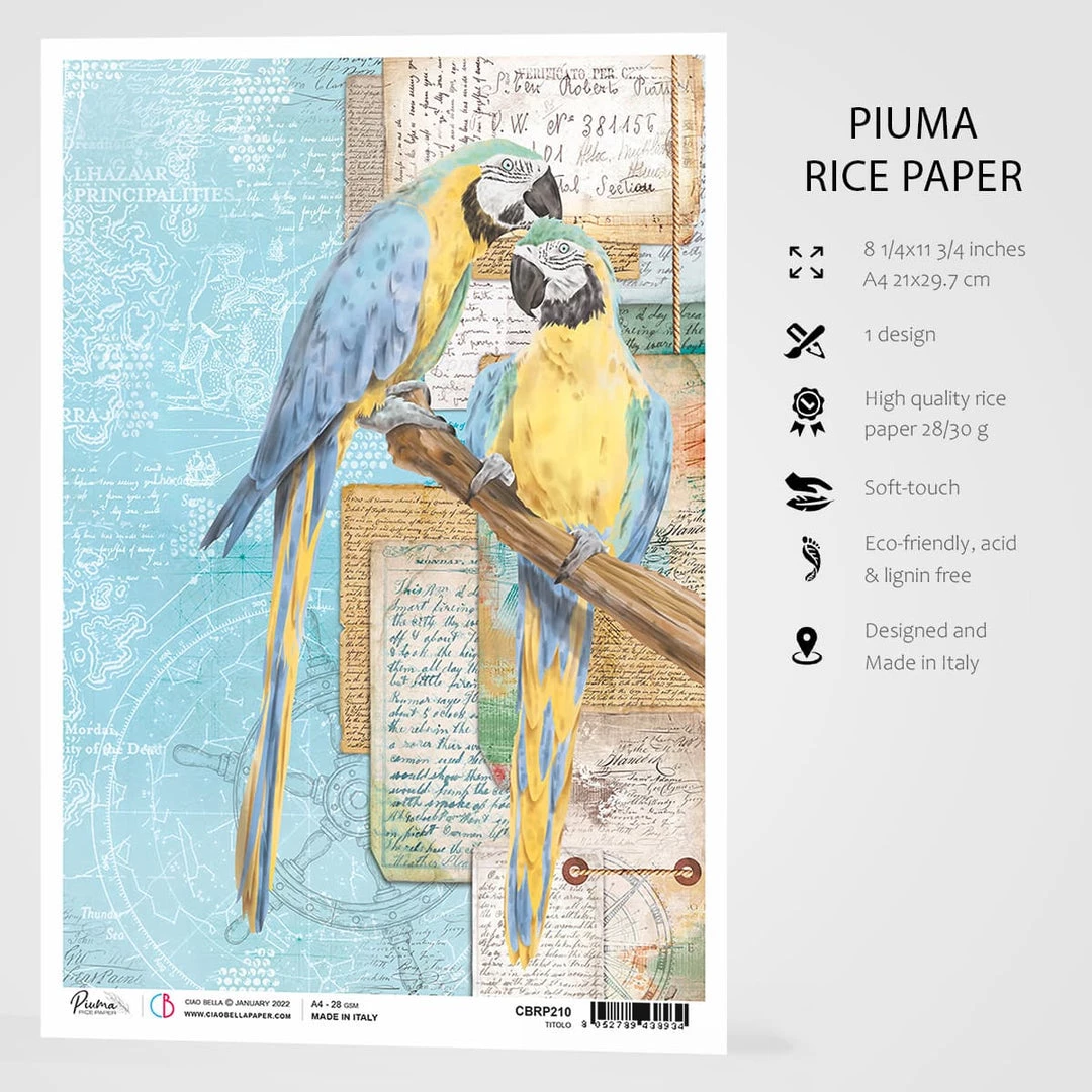 A4 Decoupage Rice Paper Captain's Quarters - A4 Rice Paper Underwater Love Ciao Bella Collection 4 A4 Decoupage Rice Paper Captain's Quarters - A4 Rice Paper Underwater Love Ciao Bella Collection