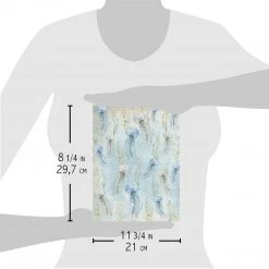 Jellyfish Dance - A4 Rice Paper Underwater Love Ciao Bella Collection A4 Decoupage Rice Paper
