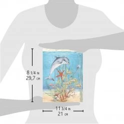 A4 Decoupage Rice Paper Message In A Bottle - A4 Rice Paper Underwater Love Ciao Bella Collection