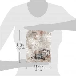 A4 Decoupage Rice Paper Confidential - A4 Rice Paper Enigma Ciao Bella Collection 9 A4 Decoupage Rice Paper Confidential - A4 Rice Paper Enigma Ciao Bella Collection