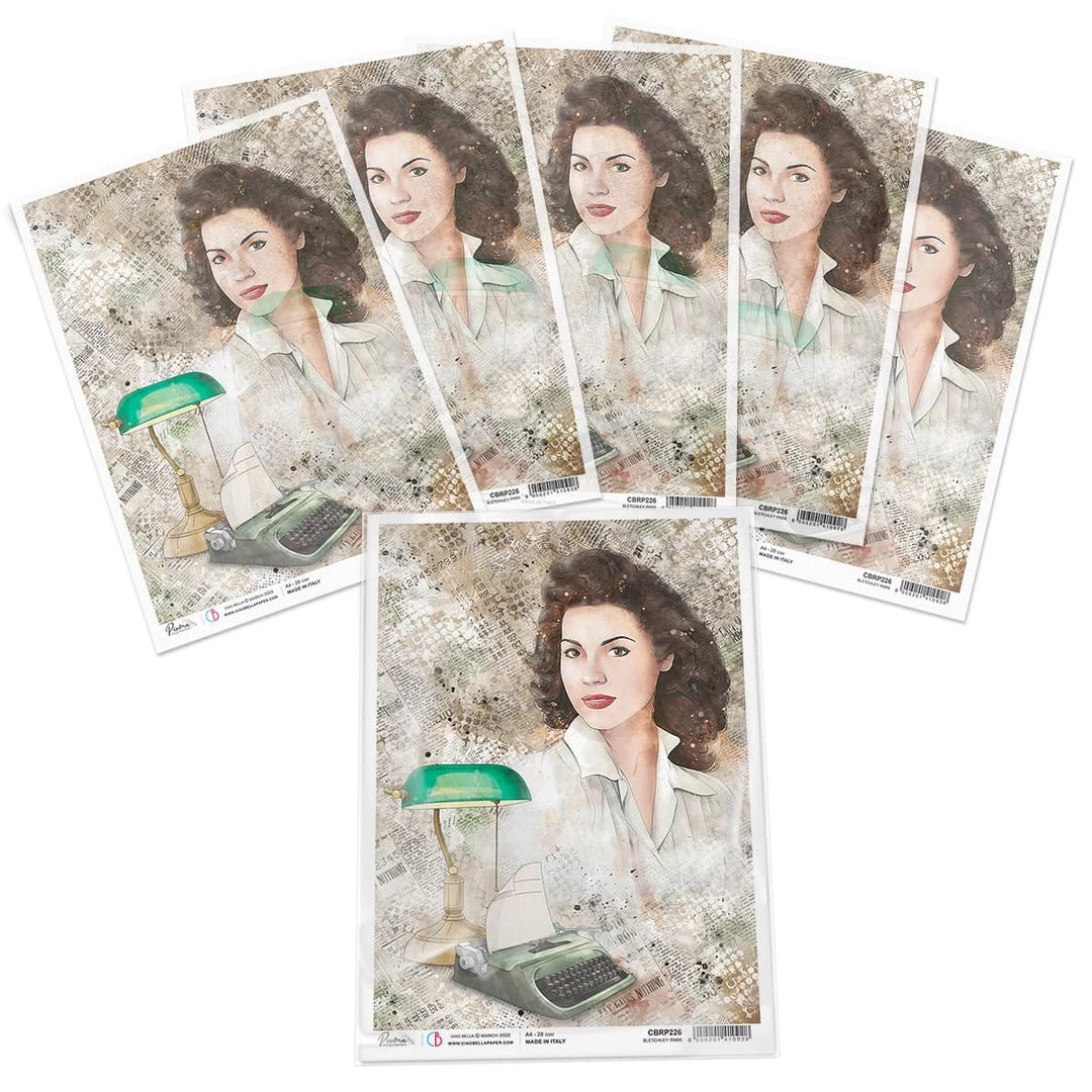 Bletchley Park - A4 Rice Paper Enigma Ciao Bella Collection 5 Bletchley Park - A4 Rice Paper Enigma Ciao Bella Collection