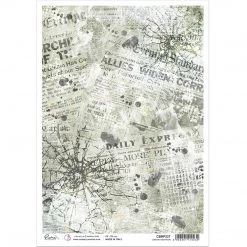 A4 Decoupage Rice Paper London Observer - A4 Rice Paper Enigma Ciao Bella Collection