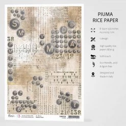 A4 Decoupage Rice Paper Fortran - A4 Rice Paper Enigma Ciao Bella Collection