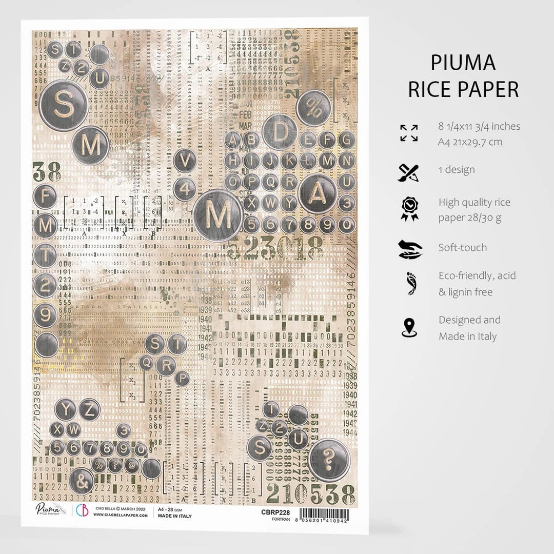 A4 Decoupage Rice Paper Fortran - A4 Rice Paper Enigma Ciao Bella Collection 4 A4 Decoupage Rice Paper Fortran - A4 Rice Paper Enigma Ciao Bella Collection