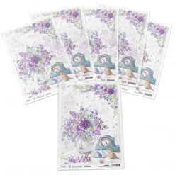 A4 Decoupage Rice Paper Everyday Is A Fresh Start - A4 Rice Paper Sparrow Hill Ciao Bella Collection 8 A4 Decoupage Rice Paper Everyday Is A Fresh Start - A4 Rice Paper Sparrow Hill Ciao Bella Collection