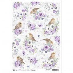 Sparrow Hill - A4 Rice Paper Sparrow Hill Ciao Bella Collection A4 Decoupage Rice Paper