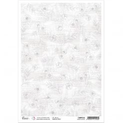 Spring Outline - A4 Rice Paper Sparrow Hill Ciao Bella Collection