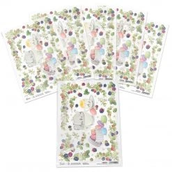 Tea Break With Macarones - A4 Rice Paper Sparrow Hill Ciao Bella Collection