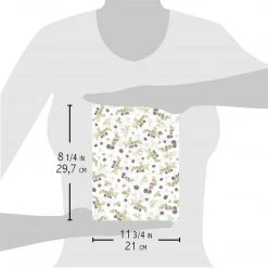 A4 Decoupage Rice Paper Blackberry Garden - A4 Rice Paper Sparrow Hill Ciao Bella Collection