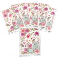 Dahlia Corner - A4 Rice Paper Sparrow Hill Ciao Bella Collection A4 Decoupage Rice Paper 8 Dahlia Corner - A4 Rice Paper Sparrow Hill Ciao Bella Collection A4 Decoupage Rice Paper