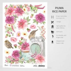 Dahlia Corner - A4 Rice Paper Sparrow Hill Ciao Bella Collection A4 Decoupage Rice Paper 7 Dahlia Corner - A4 Rice Paper Sparrow Hill Ciao Bella Collection A4 Decoupage Rice Paper