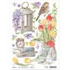 Tulips - A4 Rice Paper Sparrow Hill Ciao Bella Collection 2 Tulips - A4 Rice Paper Sparrow Hill Ciao Bella Collection