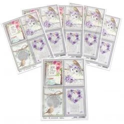 A4 Decoupage Rice Paper Sparrow Hill Cards - A4 Rice Paper Sparrow Hill Ciao Bella Collection