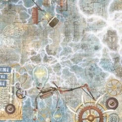 Bulbs Of Light A4 Rice Paper Engine Of The Future Collection By Ciao Bella